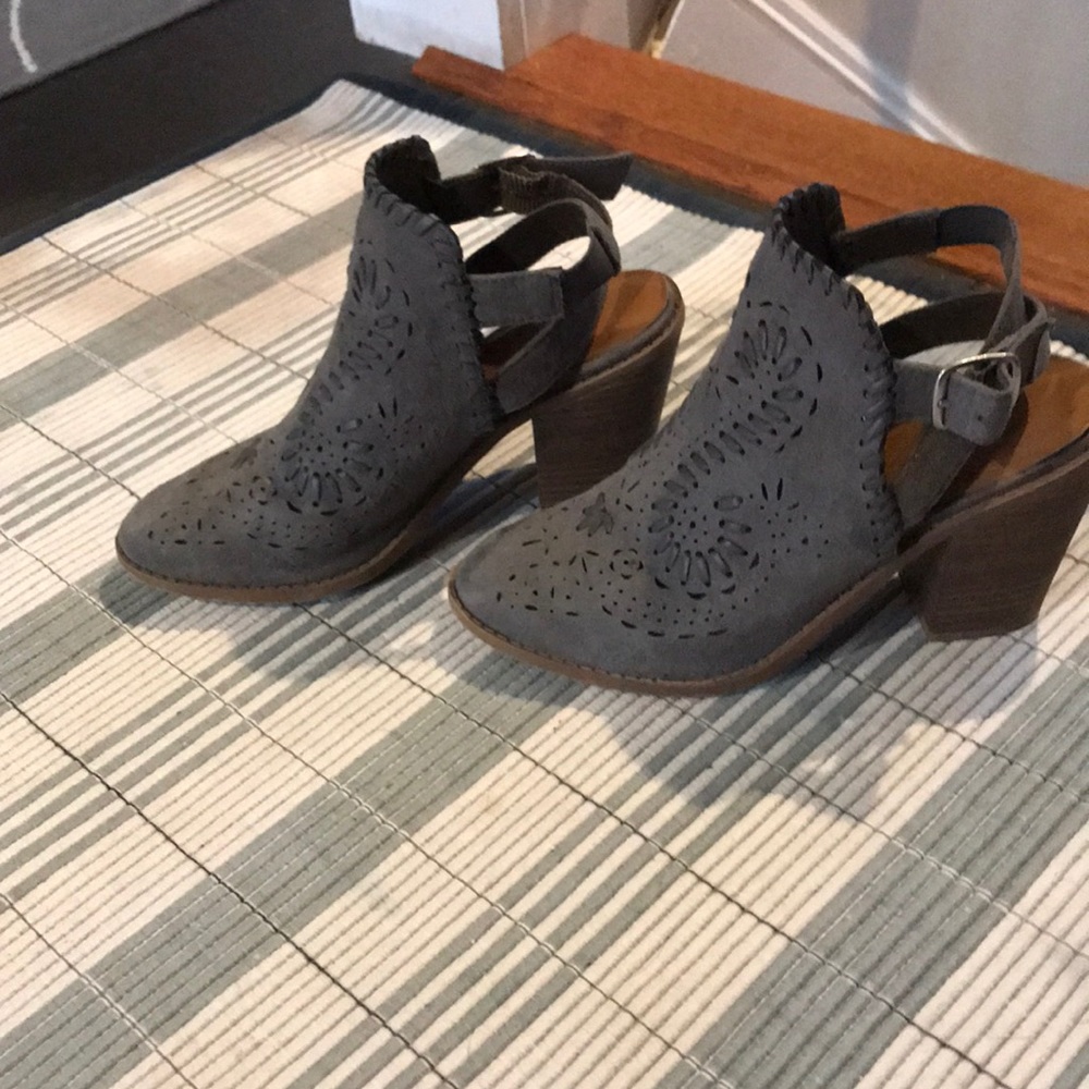 Grey booties